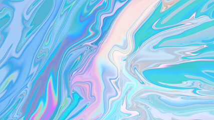 Abstract holographic liquid texture background