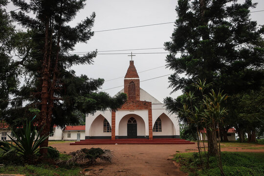 Catholic church of Entebbe view, Uganda
