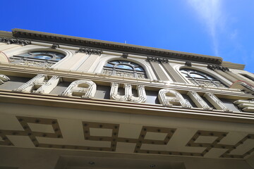 Front of the Historic Hawaii Theater, Honolulu, Hawaii Shot in APR 2021