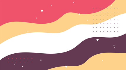 Beautiful pastel social media banner template with minimal abstract organic shapes composition in trendy contemporary collage style	
