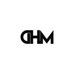Obraz premium dhm letter original monogram logo design