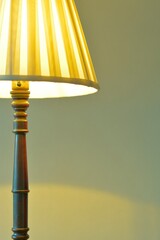 dim lighting room of the mahogany antique lamp. 

This expensive furniture is made in England. 
blurred background soft focus image.