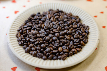 coffee beans in a bowl
