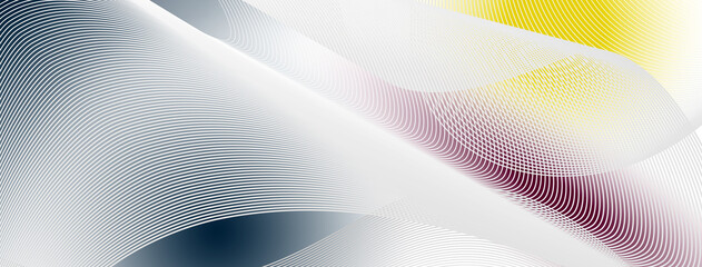 Copertina social, elegante, astratto, business, linee.
