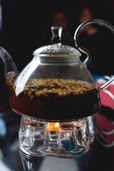 teapot and cup