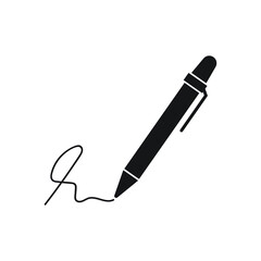 Pen icon design isolate on white background