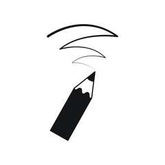 Pen icon design isolate on white background