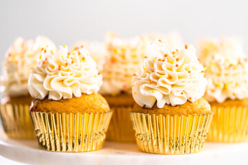 Pumpkin spice cupcake