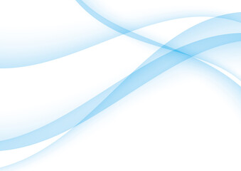 水色のウェーブ　抽象背景