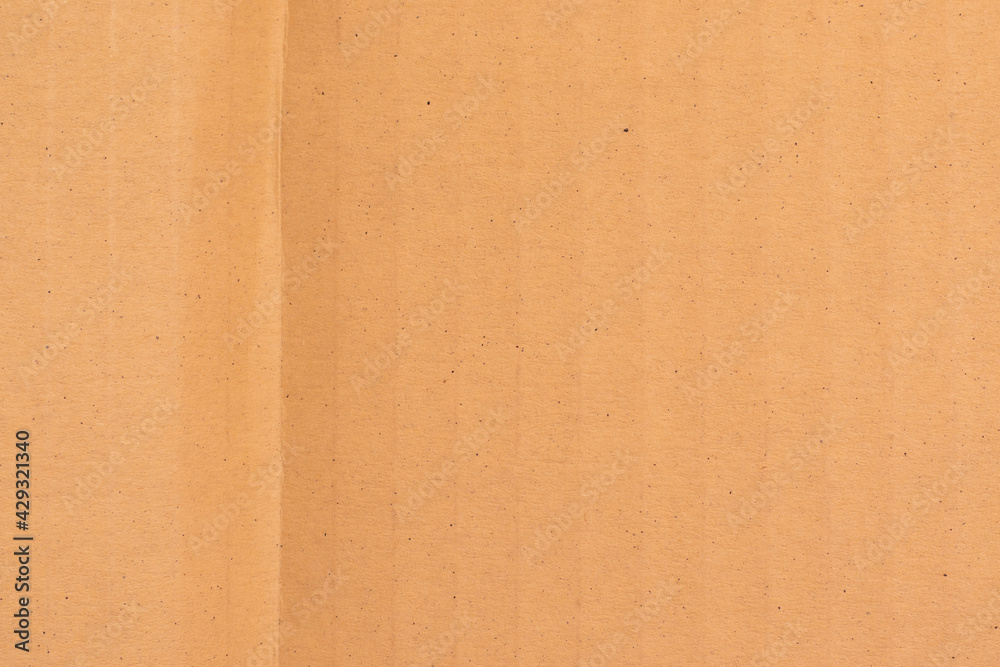 Wall mural brown paper texture background, kraft paper horizontal and unique design of paper, soft natural styl