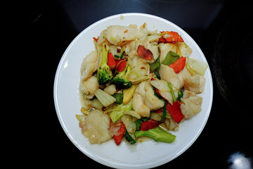 fish filet with vegetable: Chinese Cuisine