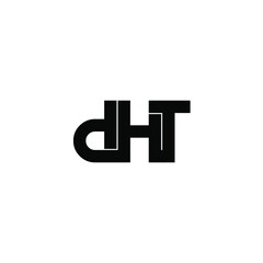dht letter original monogram logo design