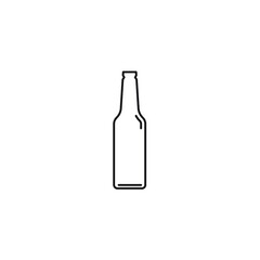 Beer vector icons. Bottle, glass, pint. Beer icon thin line for web and mobile, modern minimalist flat design.