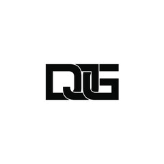 djg letter original monogram logo design