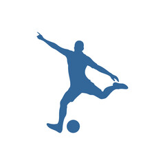 Soccer logo design vector illustration, Creative Football logo design concept template, symbols icons