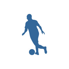 Fototapeta na wymiar Soccer logo design vector illustration, Creative Football logo design concept template, symbols icons