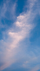 blue sky with clouds