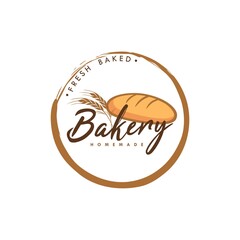 Bakery and Dessert Logo, Zen Bakery Logo, Simple Bakery Logo Vector Template