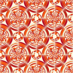 Dark orange pattern