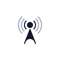 Wifi network level flat icon