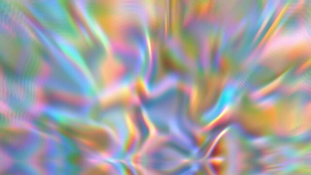 Abstract Iridescent holographic texture background