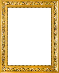 Gilded frame for paintings and images. Painting framing. Molding for paintings.