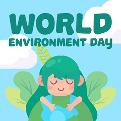 World environment day Premium Vector
