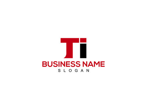 TI Letter Logo, ti logo icon vector for business