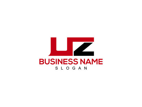 UZ Letter Logo, uz logo image vector for business