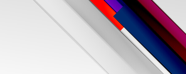 Multicolored lines background. Design template for business or technology presentations, internet posters or web brochure covers