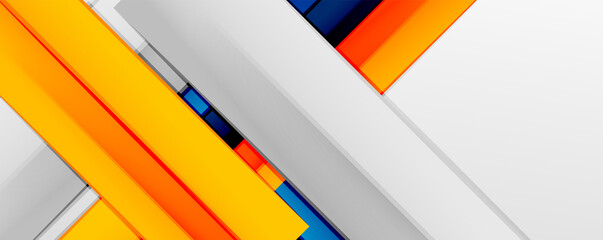 Multicolored lines background. Design template for business or technology presentations, internet posters or web brochure covers