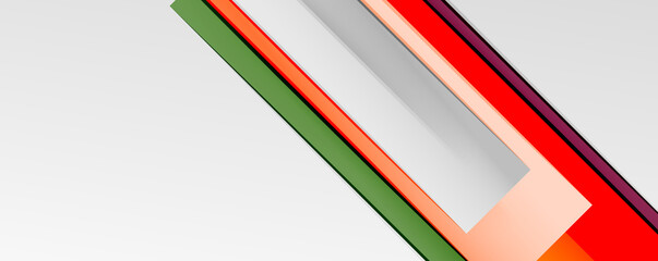 Color abstract lines trendy geometric background for business or technology presentation, internet poster or web brochure cover, wallpaper