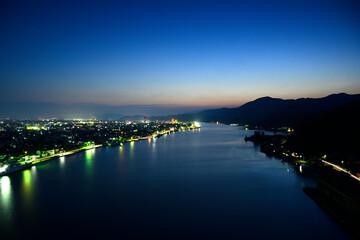 Fototapeta premium 境港夜景