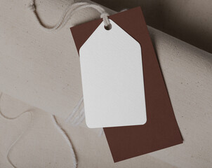Label Tag mockup template