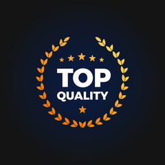 Top Quality Shopping Vector Label