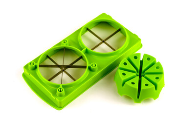 Special attachments for manual vegetable cutters.