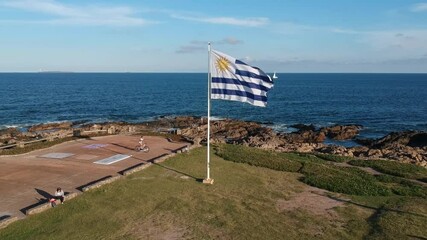 Location: Punta del Este, Uruguay.
Summertime
Beautiful day with calm waters.
Uruguayan flag waving with the summer breeze - Powered by Adobe