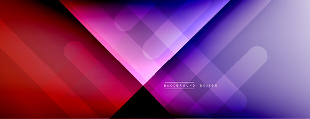 Dynamic lines abstract background. 3D shadow effects and fluid gradients. Modern overlapping forms