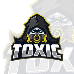 Gass mask esport logo template design for personal, team © DgtlSeptianSrvc