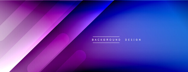 Dynamic lines abstract background. 3D shadow effects and fluid gradients. Modern overlapping forms