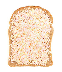 Dutch sweet colored sprinkles or vruchten hagelslag