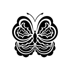 Amazing fly butterfly. Creative bohemia concept for wedding invitations, cards, tickets, congratulations, branding, logo, label. Vector illustration.