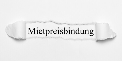 Mietpreisbindung