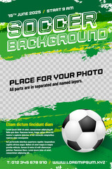 Soccer - football poster template © Jaroslav Machacek