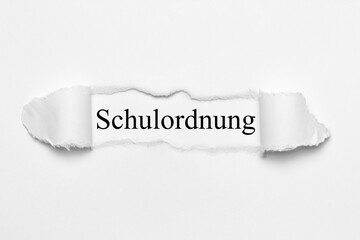 Schulordnung 