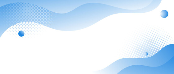 abstract wave blue modern shapes. postcard or brochure cover design.