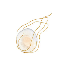 Abstract highlight story backgrounds with minimal shapes and line art. Earthy tones, sepia, sage.