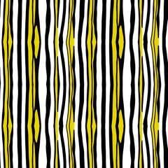 seamless pattern stripes white black yellow print textile texture, design, decor, illustration, wallpaper, background