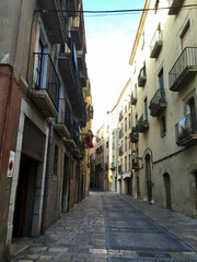 Fototapeta na wymiar スペイン カルタヘナの路地 Alley in Cartagena, Spain