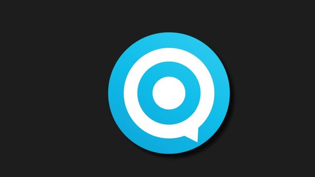 circle pointer business element isolated